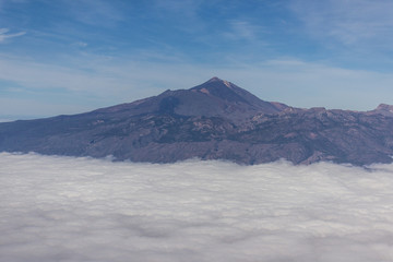 Fototapeta na wymiar Tenerife - Island / mountain aerial - Canary Island