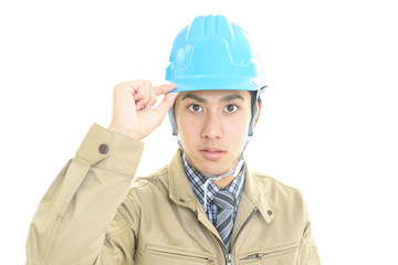 仕事に励む労働者
