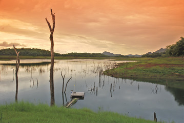 Pompee view point Kanchanaburi Thailand.
