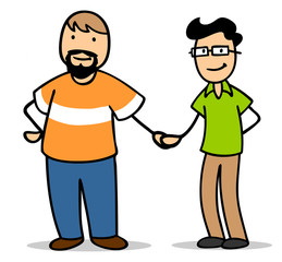 Schwules Paar Männer