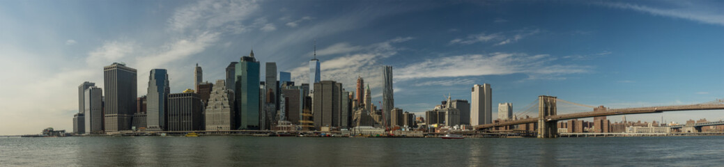 Fototapeta na wymiar NYC Manhattan panorama
