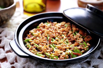 spanish cuisine claypot mushroom rice