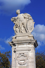 Fototapeta na wymiar South-Africa Statue - London