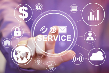 Business button web 24 hours service icon set.