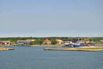 Fototapeta na wymiar Hafen Dänemark Naturschutz