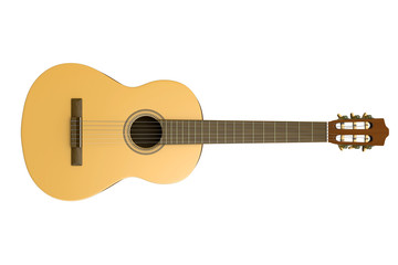 Plakat Classical Guitar Isolated