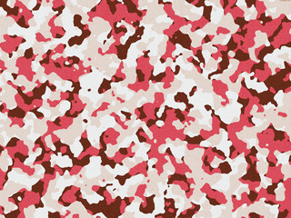 Red camouflage pattern