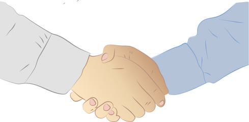 Businessman handshake. Background for business and finance