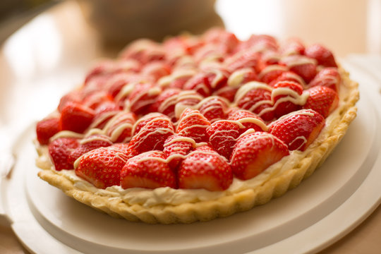 Erdbeertorte / Kuchen / Obsttorte 