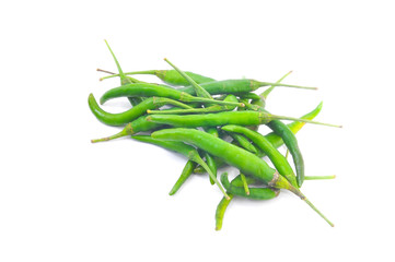 chili pepper isolated on a white background