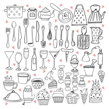 I love cooking. Kitchen utensils collection