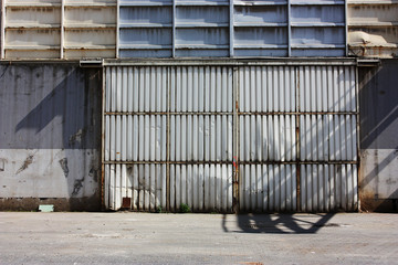 Factory, window, shutter, tile, concrete, store