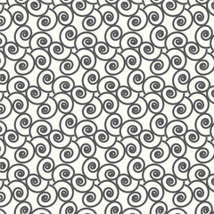 seamless vector swirl wave Japanese pattern background