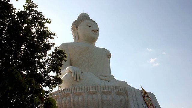 Religious Big Buddha Statue, Chalong, Phuket Thailand