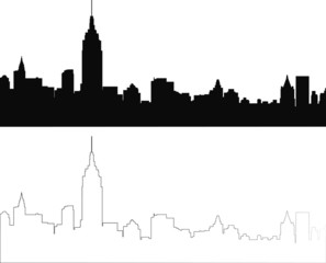silhouette of city in black and transparent  part 5 - 82562070
