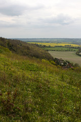 Fototapeta na wymiar Chilterns landscape. View from Whiteleaf, Princess Risborough.