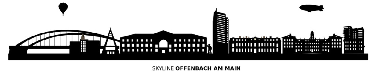 Skyline Offenbach am Main - obrazy, fototapety, plakaty