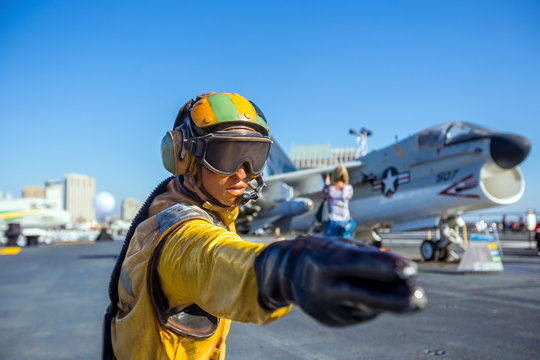The historic aircraft carrier, USS Midway