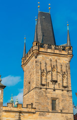 Obraz premium Charles Bridge tower, Prague, Czech Republic.