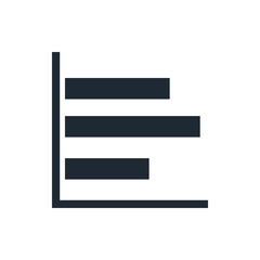 diagram vertical icon