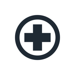 Obraz premium icon medical in round