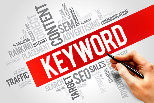 KEYWORD word cloud, business concept