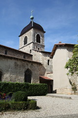 Fototapeta na wymiar Basilique de Pérouges.