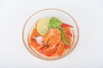 Kung Som local food of villager thailand