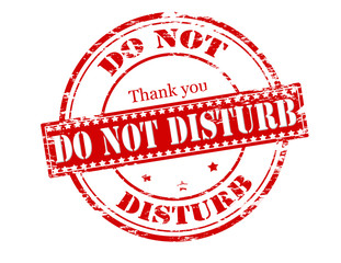Do not disturb