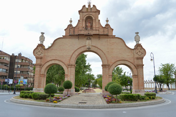 Fototapeta na wymiar Puerta de Estepa, Antequera, Málaga