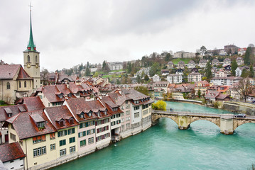Fototapeta na wymiar Swiss capital city of Bern, Switzerland