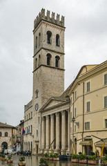 Fototapeta na wymiar Temple of Minerva, Assisi, Italy
