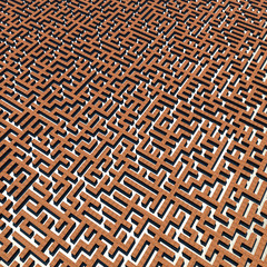 Bricks labyrinth 
