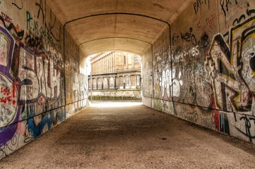 Fototapeta na wymiar Graffiti in Berlin