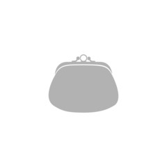 Simple icon old purse.