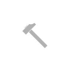 Simple icon hammer.