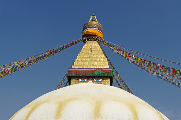 stupa Boudhanath in Nepal