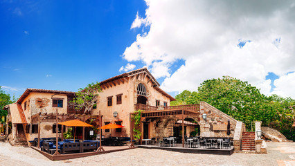 Ancient village Altos de Chavon - Colonial town reconstructed in