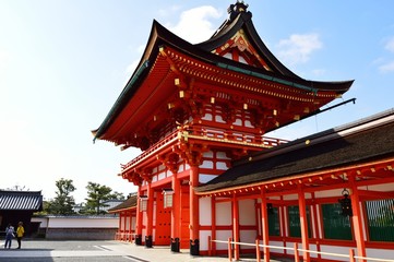 Fototapeta premium Fushimi Inari-Taisha Schrein in Kyoto, Japan