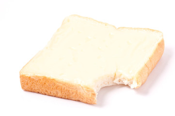 bited milk flavored cream spread bread