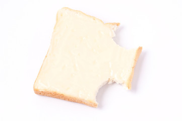 bited milk flavored cream spread bread