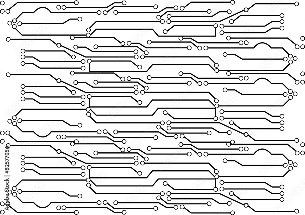 Aufkleber vector circuit board isolate background