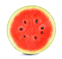 Water melon isolated on the white background