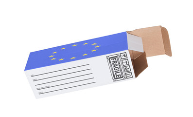 Concept of export - Product of the European Union
