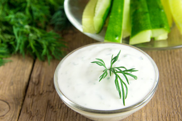 Greek Tzatziki yogurt dip (sauce)