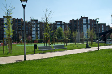 parco pubblico in città