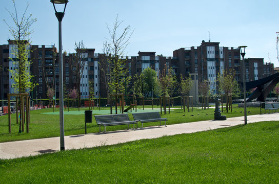 parco pubblico in citt&agrave;