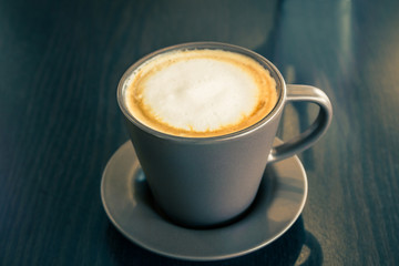 Coffee cup on the table