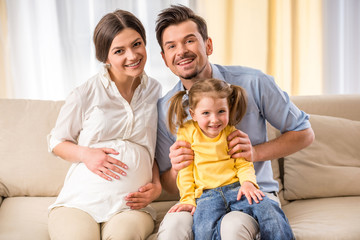 Fototapeta premium Happy family