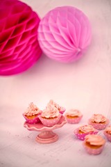 Gluten-Free Pink Mini Cupcakes